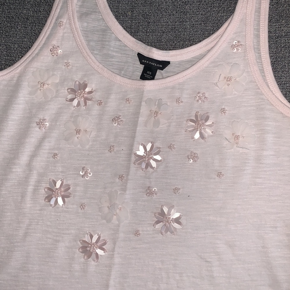 ANN TAYLOR FLORAL TANK TOP - Picture 2 of 2